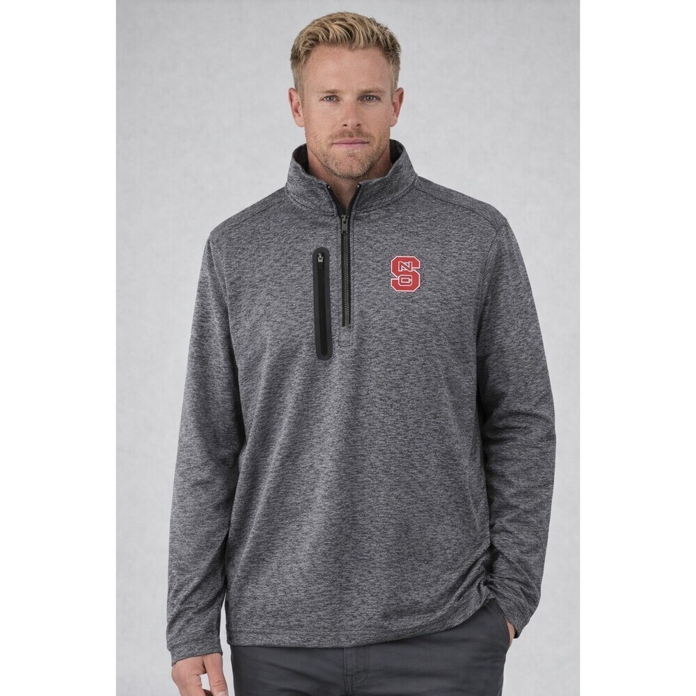 NC State Wolfpack Cutter & Buck  DryTec Quarter Zip 50+UPF Pullover Large CR70